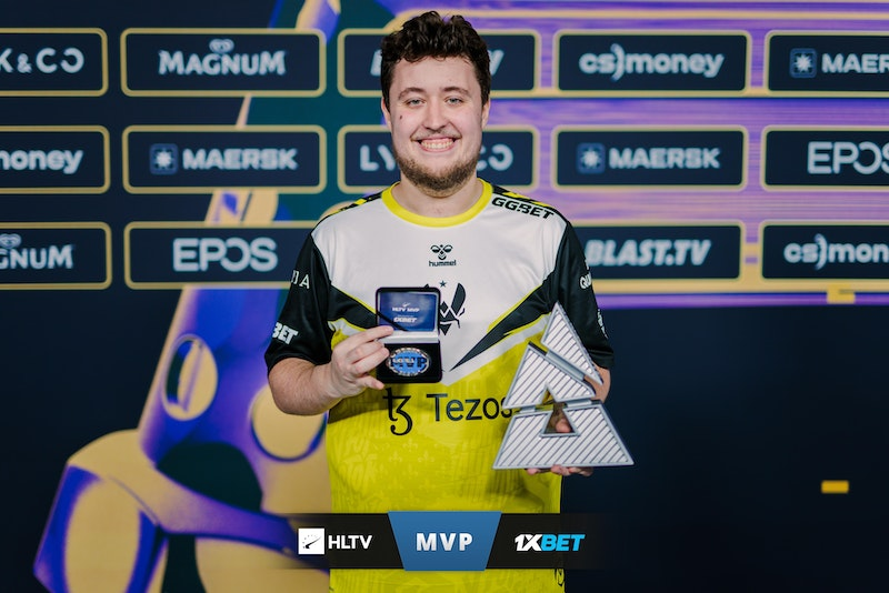 可喜可贺！zywOo获得腾龙娱乐 blast总决赛mvp!